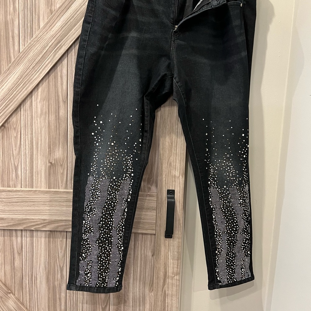 Venus embellished rhinestone jeans gorgeous excellent condition size 22